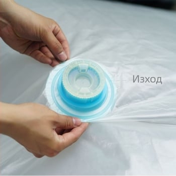 Junzhi квадратна контейнерна чанта, 1200L, пластмасова, квадратна форма