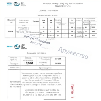 Вградима бронепластина за тактически жилет, NIJ IV, арамид IIIA/NOMEX IIIA, 1–3,3 кг, за защитни тренировки, военно-ентусиасти и CS игри