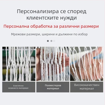 Строителна защитна мрежа за високи работи, нейлонова, модел 025, защита при падане, марка Fuguuan