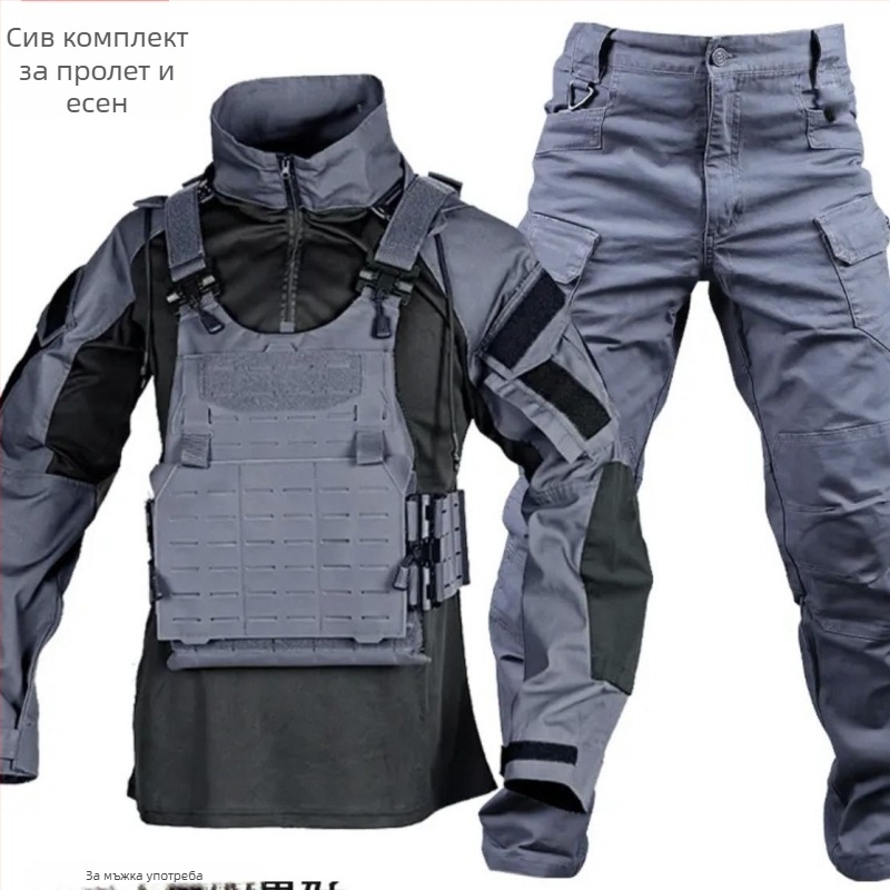 Камуфлажен костюм за момчета – пролетен тренировъчен комплект, SKU 762758627