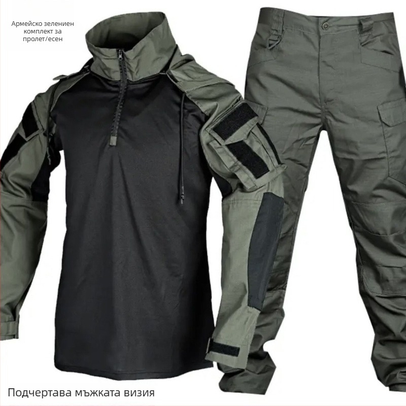 Камуфлажен костюм за момчета – пролетен тренировъчен комплект, SKU 762758627