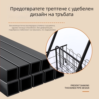 Преносима четириколесна сгъваема железна количка с печат на лого и възможност за персонализация