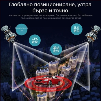 Автомобилен GPS тракер, 4G, точност GPS 5 м; Аларми: вибрация, загуба на мощност, движение, геозона; Размери 50×40×35 мм; Захранване чрез OBD II; Полимерна батерия