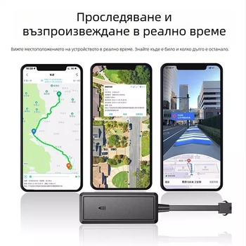 Автомобилен GPS тракер с 4G Beidou позициониране, облачна памет и проследяване на траектория, множество алармени режими (вибрация, SOS, геозона, превишена скорост), водоустойчив