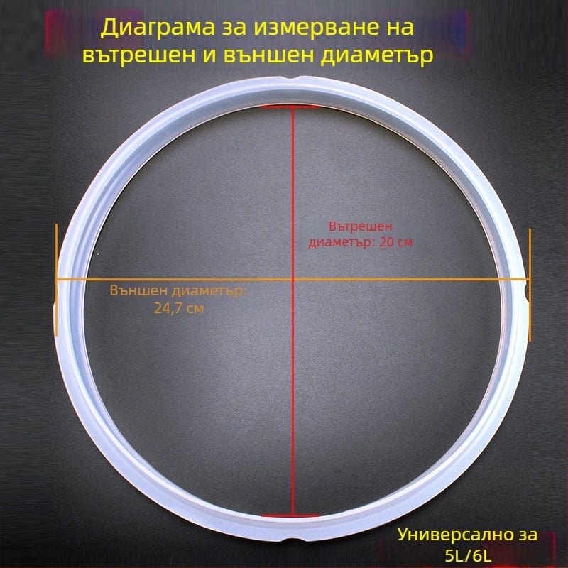 Уплътнителна гарнитура за електрическа тенджера под налягане – модел J7, аксесоар Zhengmeng