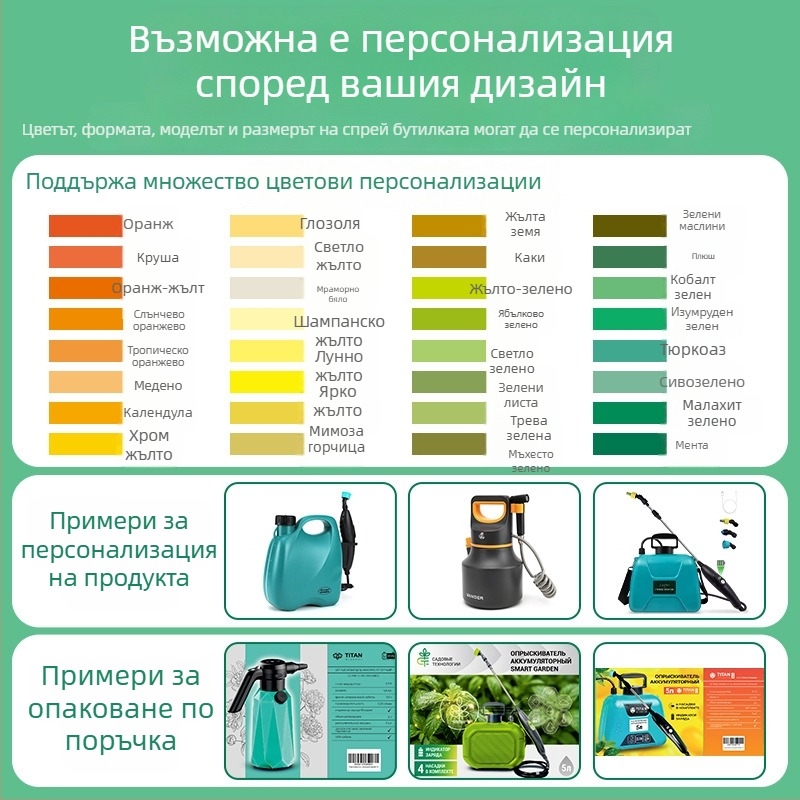 Пръскачка за поливане / пръскалка, пластмаса, Mingyuan, модел MY12-2128