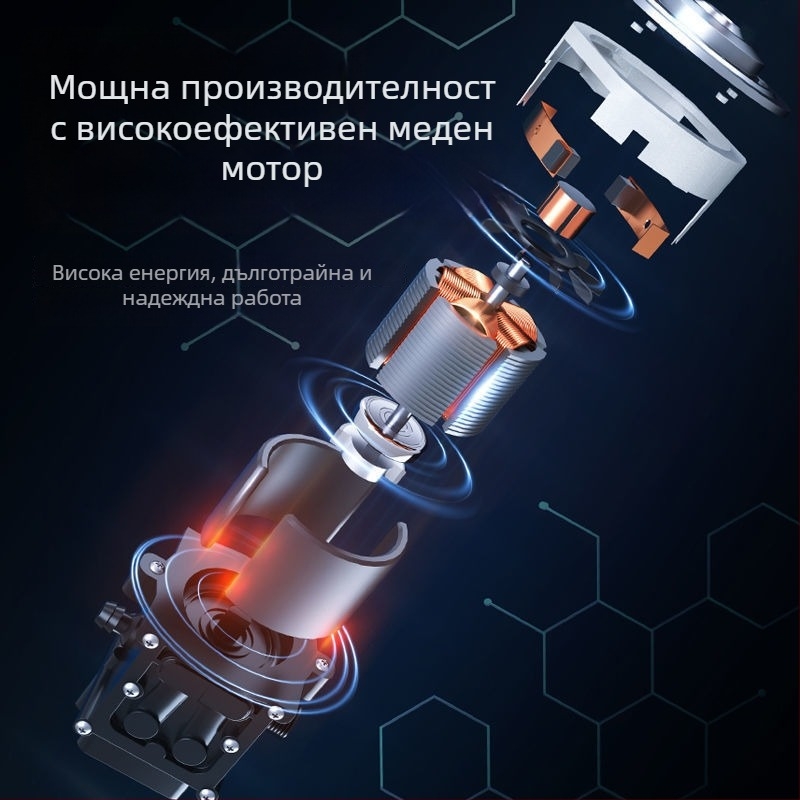 Портативна безжична водоструйка за автомобили – ST-2, 50 bar, разпръскване 6–8 м, литиева батерия, пластмаса + неръждаема стомана