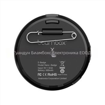 Beambox Niki Findmy проследяващ таг с позициониране, 10 m обхват, 730 mAh батерия, 30 g тегло, съвместим с iOS и Android