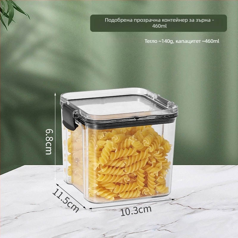 Контейнер за свежест на храни, правоъгълен съд от PP, вместимост 501–800 мл, годен за микровълнова, марка ybst