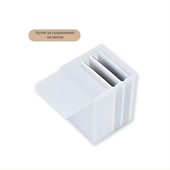 Магнитен комплект за мигли: магнитна плоча, кутия за съхранение на изкуствени мигли и пинсета