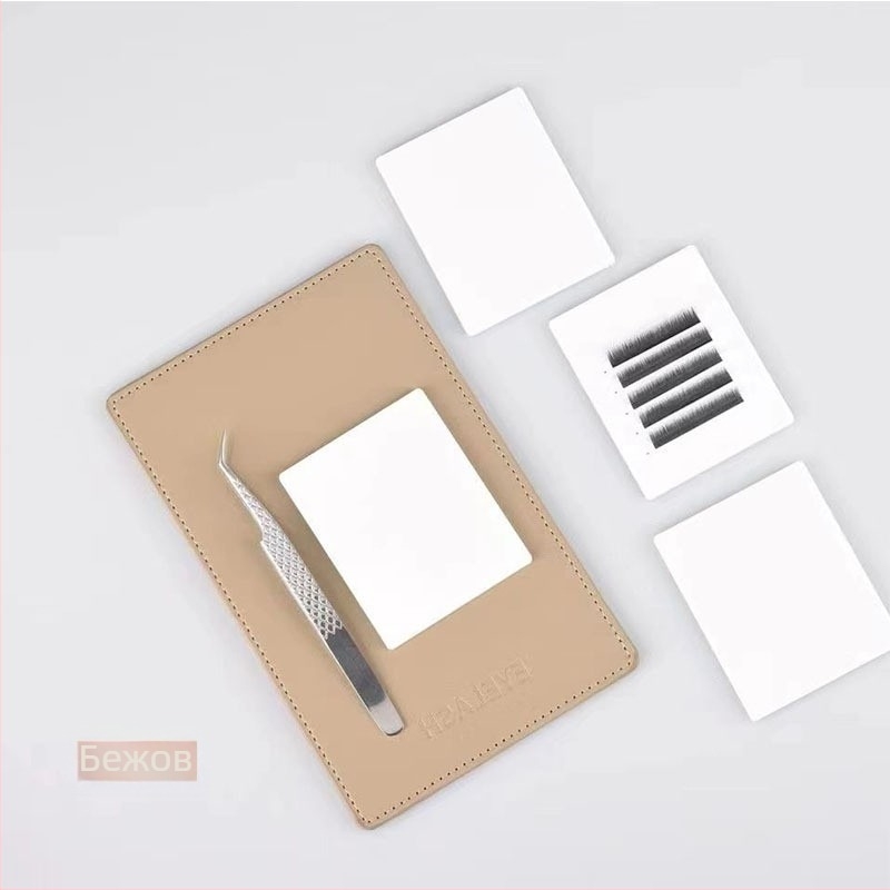 Магнитен комплект за мигли: магнитна плоча, кутия за съхранение на изкуствени мигли и пинсета