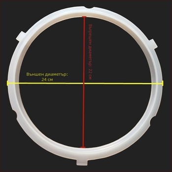 Уплътнителна гумена шайба за електрическа тенджера под налягане – силиконов уплътнител за капак, аксесоари