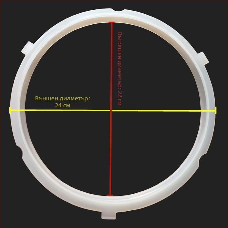 Уплътнителна гумена шайба за електрическа тенджера под налягане – силиконов уплътнител за капак, аксесоари