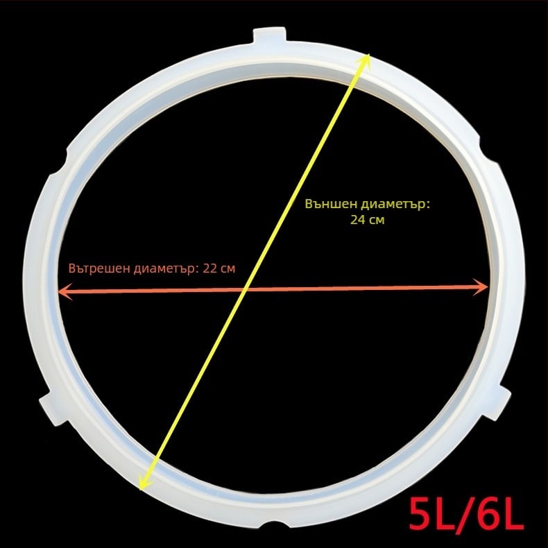 Уплътнителна гумена шайба за електрическа тенджера под налягане – силиконов уплътнител за капак, аксесоари