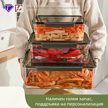 Кутия за свежо съхранение, PET материал, 501–800 мл, квадратна форма, персонализирана обработка