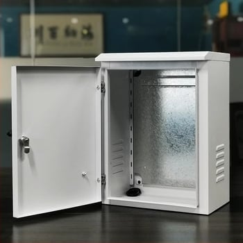 AN.S.BO Мрежова кутия за мониторинг на оборудване, външна водоустойчива кутия за охранителни системи и интерком, монтирана на стълб