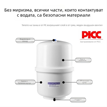 Light Leap Аксесоари за резервоар към система за филтър за пречистване на вода – устойчиви на течове, против преливане, модел 0.5-20G