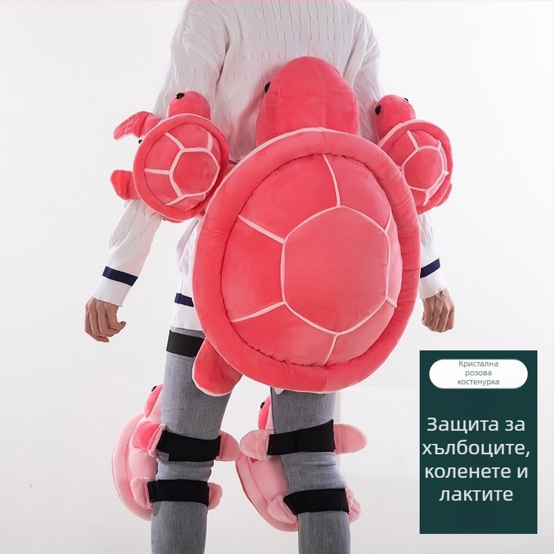 Коленни протектори за ски – плюшени, памучни подплънки, за деца и възрастни, подходящи за ледено-снежни спортове