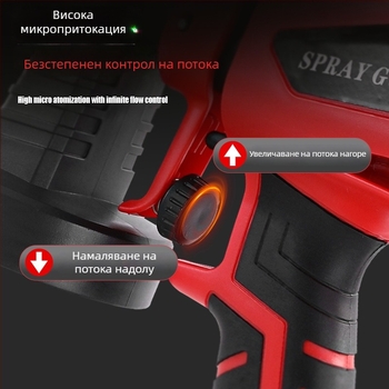 Електрически пистолет за пръскане за дома - презареждаема литиева батерия, 220V, универсално приложение, марка Brother si