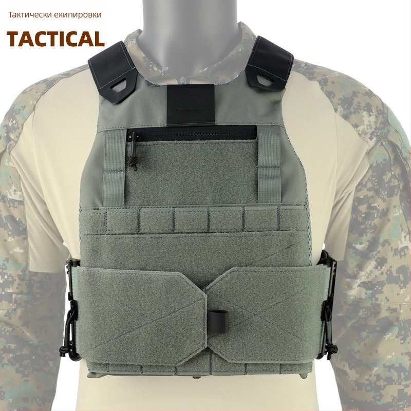 Тактически жилет с бързо освобождаване FCSK2.0 – полеви жилет от памучен бленд, дишащ, водоустойчив, износоустойчив и ветроустойчив, унисекс