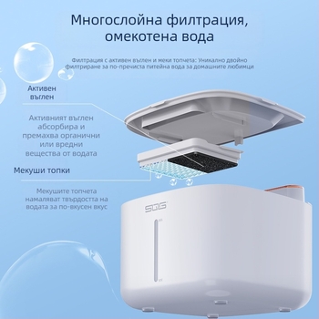 Yinas диспенсър за вода за домашни любимци за кучета и котки, разглобяем, тегло 1 кг, без поддръжка на приложение