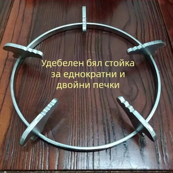 Кръгла поставка за газова печка, универсална, нехлъзгаща се, държач за млековарка