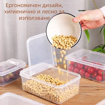 Winter Кутия за храна с флип капак, пластмасова кутия за съхранение, произход Уензоу