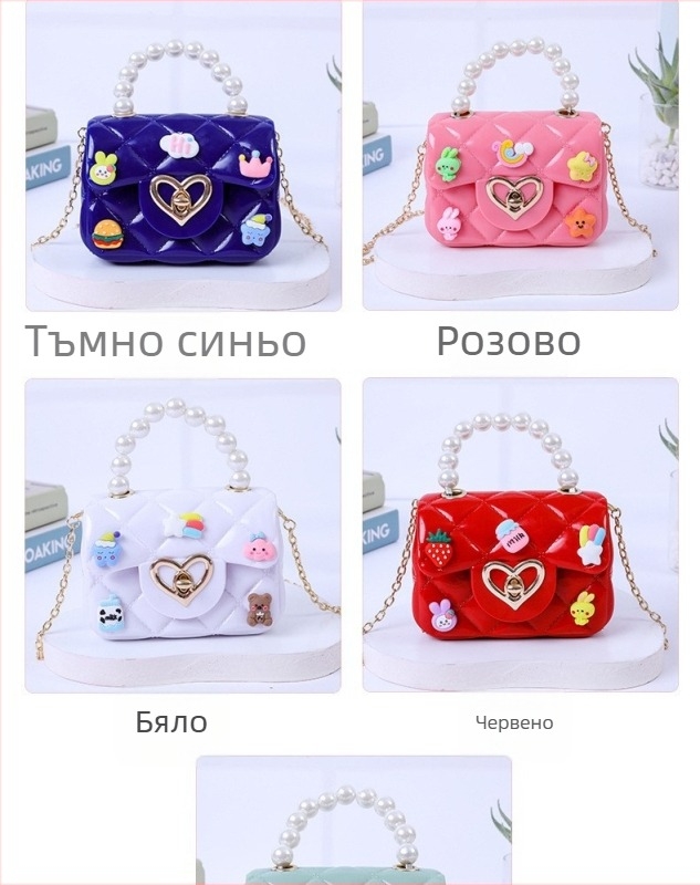 PVC сърцевидна чанта с капак (Уличен стил; PVC; сърцевидна форма; капак)