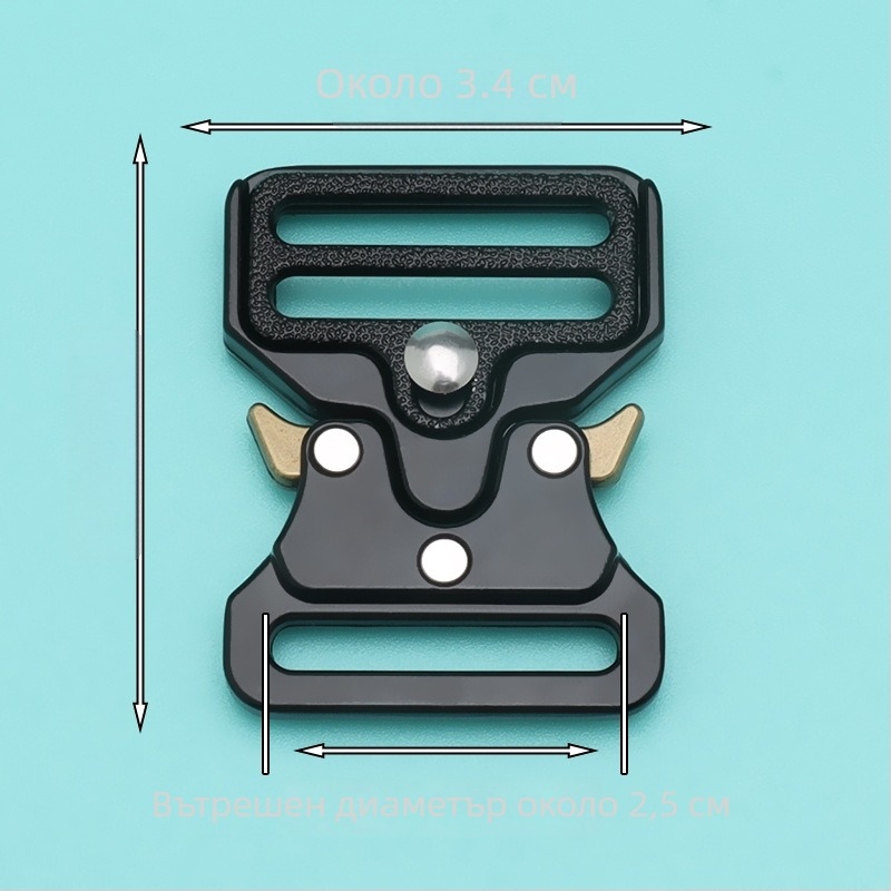 Катарама за колан за чанти: Cobra катарама, метална цинкова сплав, уличен стил, пролет 2025