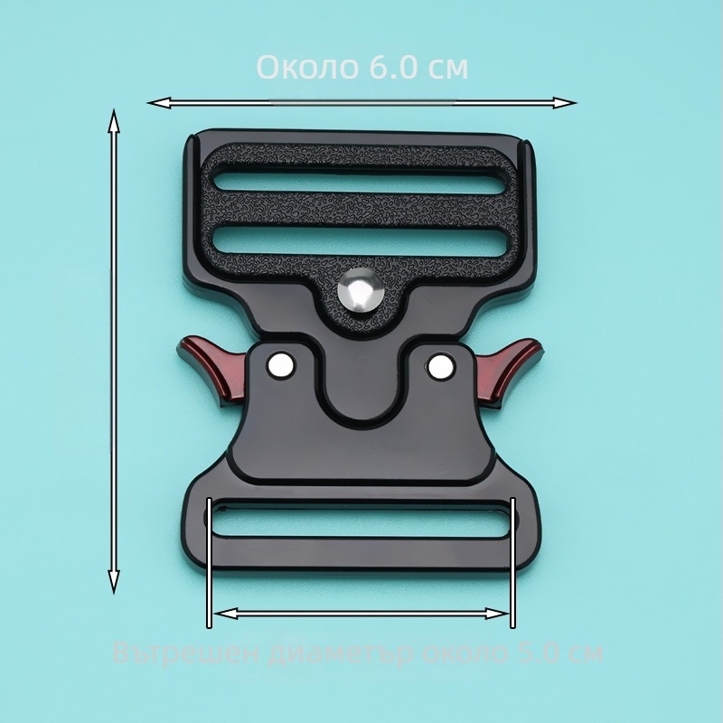 Катарама за колан за чанти: Cobra катарама, метална цинкова сплав, уличен стил, пролет 2025