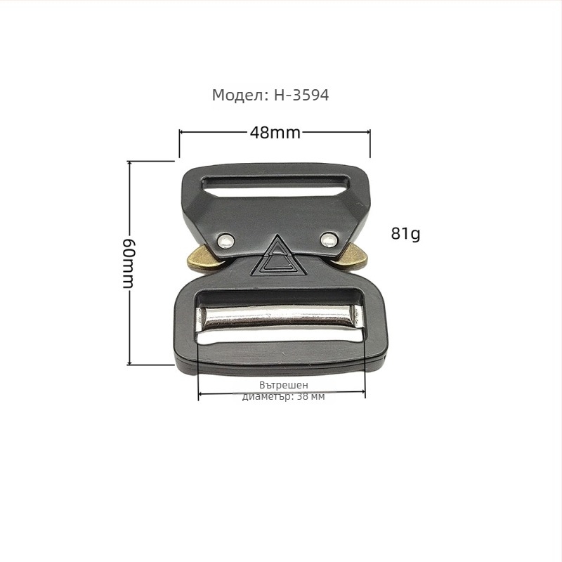 Тактическа катарама за колан, цинкова сплав, сплавна катарама, износоустойчива, багажни аксесоари