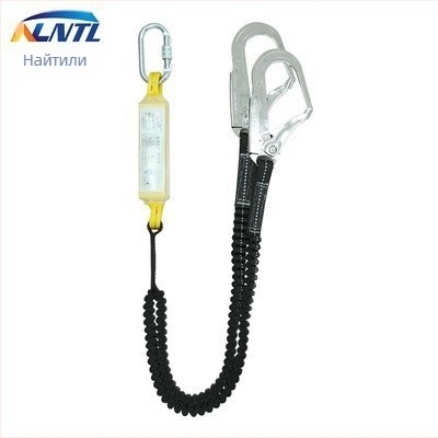 Пояс за безопасност за височинни работи, петточков, полиестер; въже от високоустойчив коприна; NLNTL, носимост 100 кг
