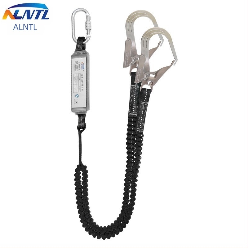 Пояс за безопасност за височинни работи, петточков, полиестер; въже от високоустойчив коприна; NLNTL, носимост 100 кг