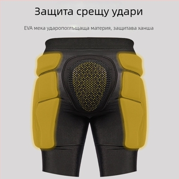 Професионален комплект ски протектори: коляно, лакът, рамо и ханш протектори; Lycra + PU