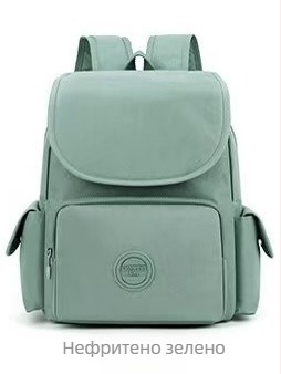 Нейлонова раница K12671, капацитет под 20 л, водоустойчива и устойчива на износване, презрамки с въздушна подложка, полиестрова подплата