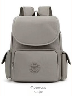 Нейлонова раница K12671, капацитет под 20 л, водоустойчива и устойчива на износване, презрамки с въздушна подложка, полиестрова подплата