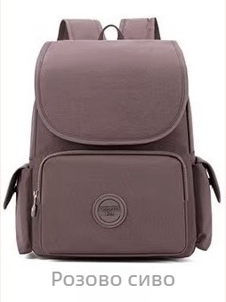 Нейлонова раница K12671, капацитет под 20 л, водоустойчива и устойчива на износване, презрамки с въздушна подложка, полиестрова подплата