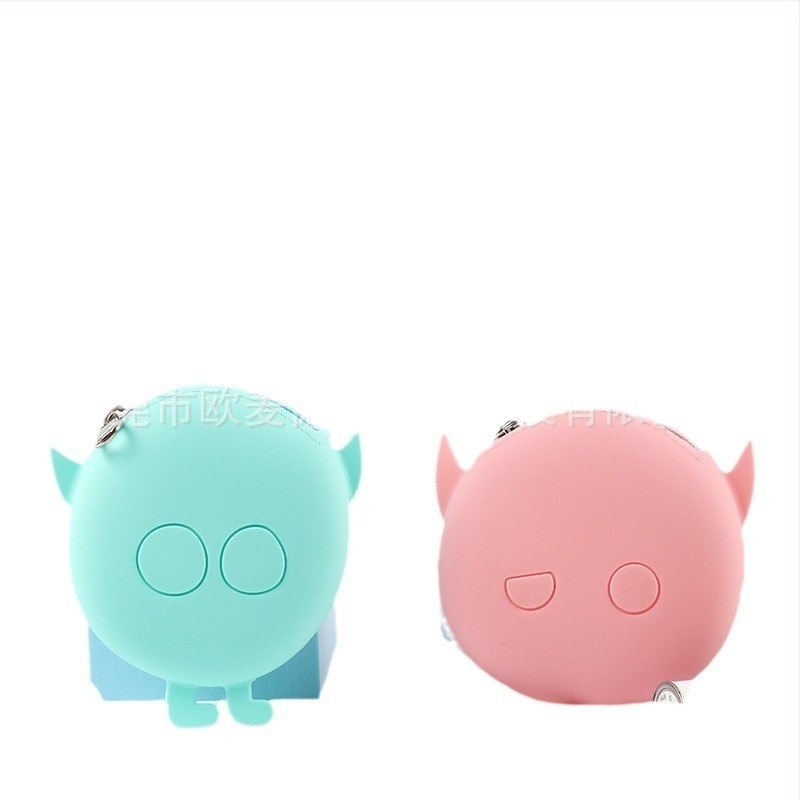 Силиконов монетник с животински принт, стил градска простота, марка GDOMG; водоустойчив, ултралек, устойчив на порязвания