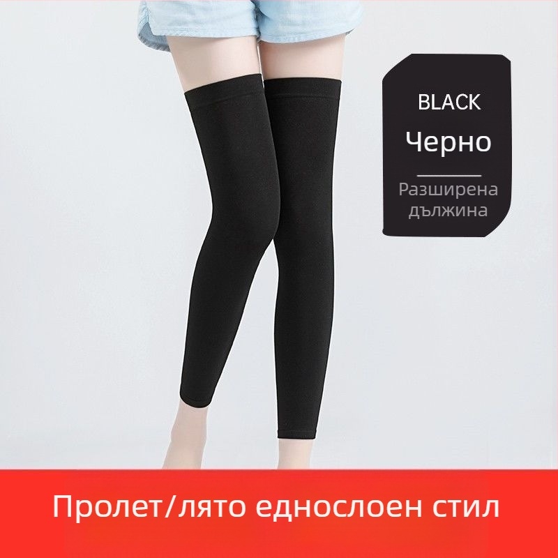 Дамски надколенни чорапи с защита на прасците, спандексови, за универсална употреба и за други спортове, за есен и зима