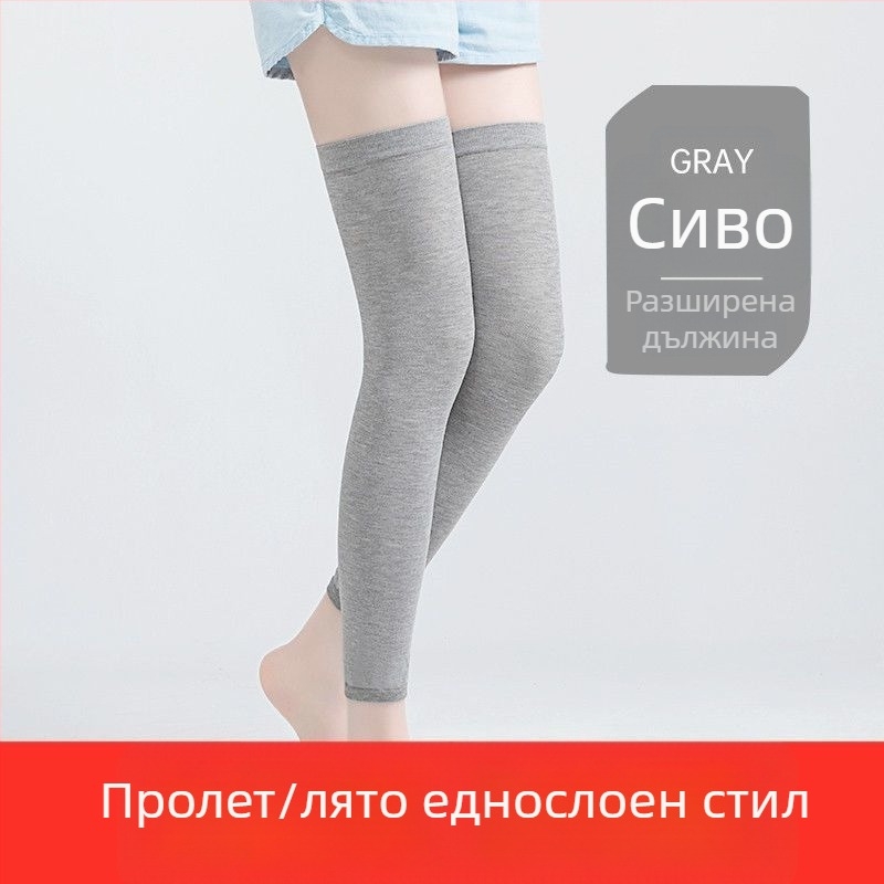 Дамски надколенни чорапи с защита на прасците, спандексови, за универсална употреба и за други спортове, за есен и зима
