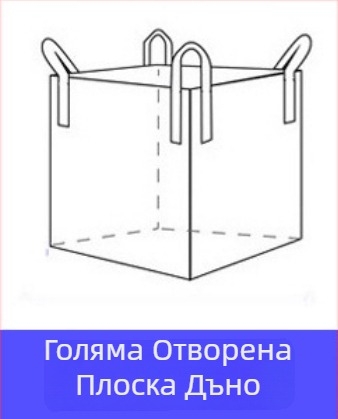 Плетена полипропиленова тонна торба, износоустойчива и подсилена с дебели ремъци, за транспортно опаковане; печат на лого; товароносимост 1–2 т; марка Sincerity