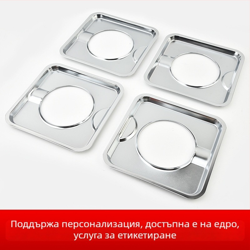 Барбекю капак за горелка с дренажна тава за масло, тава за връщане на масло и филтър тава; директен монтаж; модел Type A; произход Yangjiang; 600 g