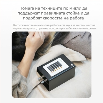 Маса за мигли с магнитна дъска за задържане, кутия за съхранение и инструмент за присаждане • Домашна марка • Произход: Гуанджоу • Производител: Guangzhou Youle Cosmetics • Не е внесено