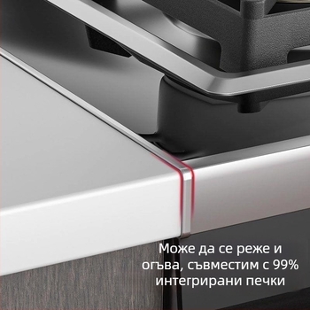 Алуминиева лента за кант с вградена инсталация, интегриран клип за пролука между плот и печка, уплътнение за ръба на кухненския плот, Universal марка, Universal тип