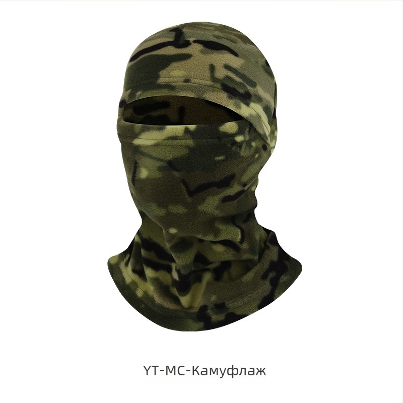 Маска за колоездене с интегрирана защита на лице и шията, полиестер, марка AA, унисекс