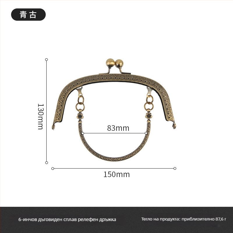 Yl метални аксесоари за багаж от цинкова сплав – релефен геометричен модел, устойчиви на земетресение