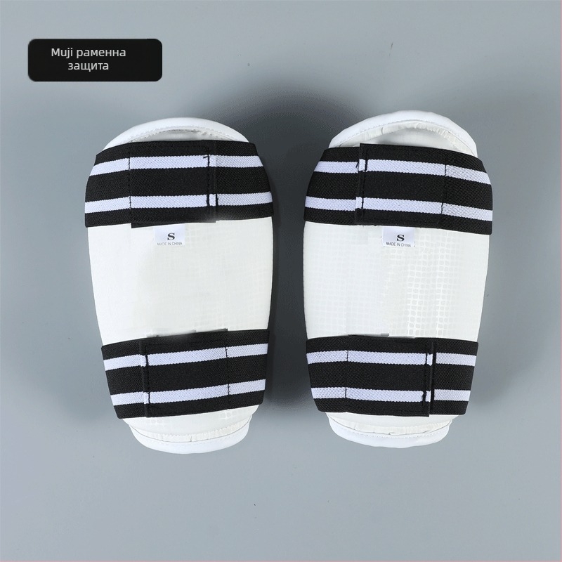 Таекуондо протектори за крак и ръка, сваляеми, удебелени и с висока еластичност, полиестерно тяло за ITF Таекуондо състезания и тренировки