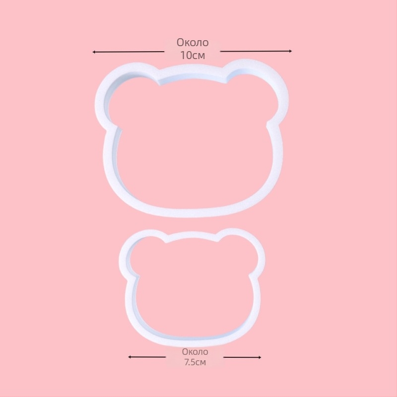Мечеобразна пластмасова форма за кексове и сладкиши