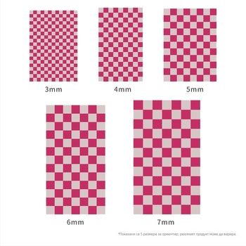 Форма за изработка на обици от глина: шахматен модел и геометрични ленти за изработка на накити