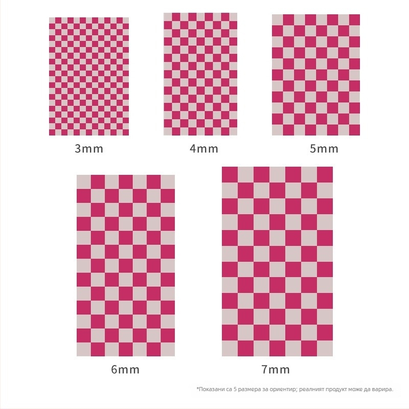 Форма за изработка на обици от глина: шахматен модел и геометрични ленти за изработка на накити